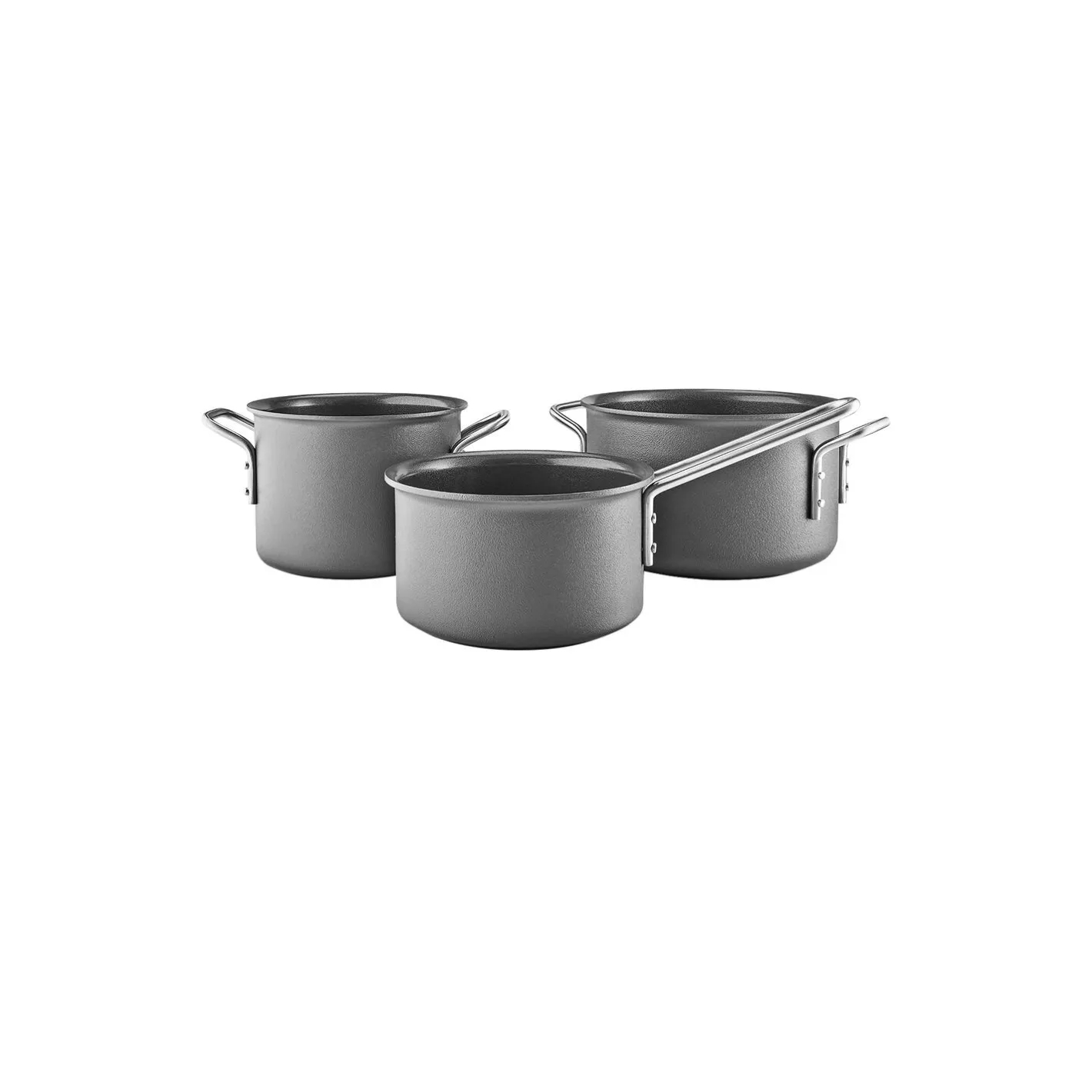 Eva Trio Grey Line Grydesæt 3 stk.> Gryder & Pander