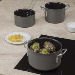 Eva Trio Grey Line Grydesæt 3 stk.> Gryder & Pander