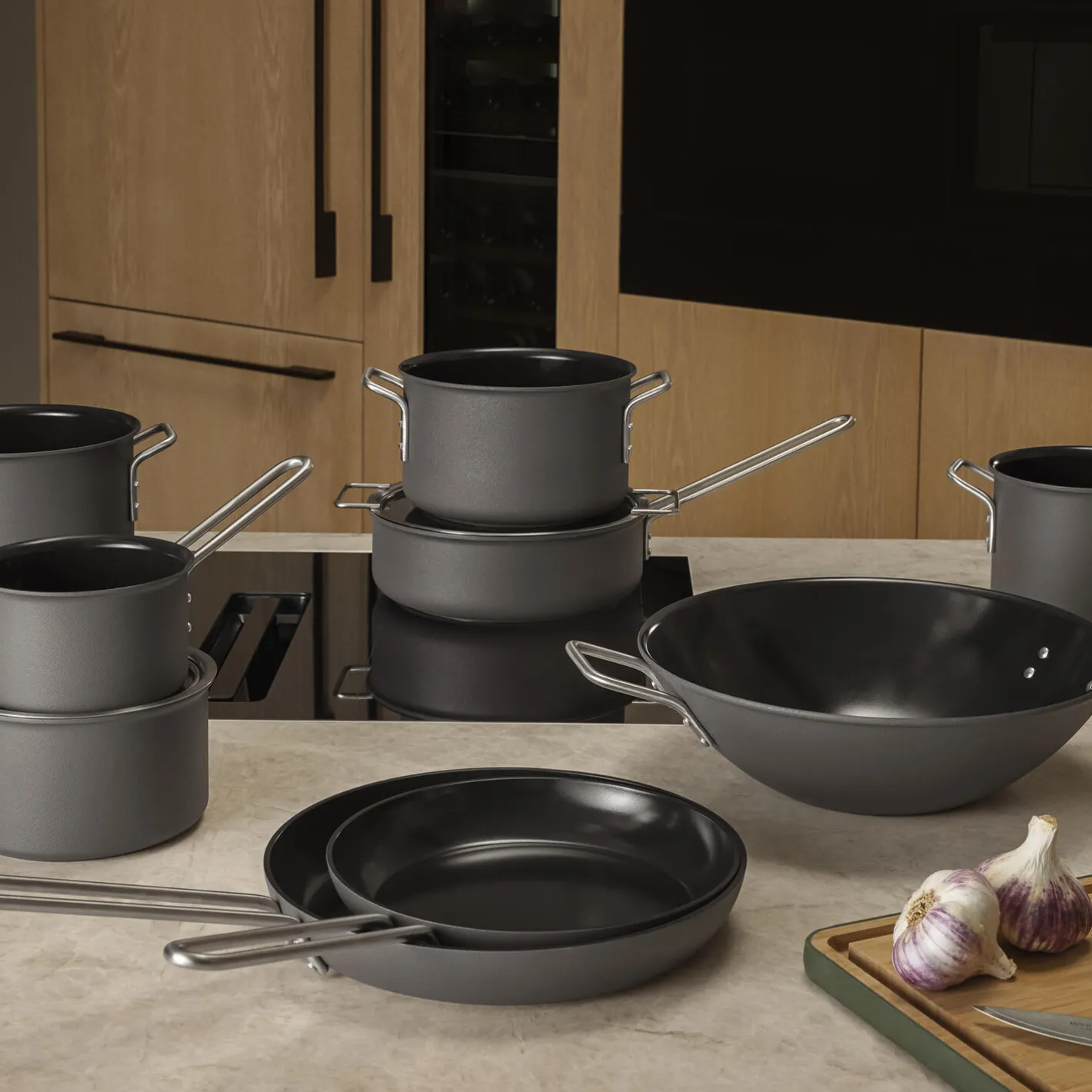 Clearance Eva Trio Grey Line Kasserolle