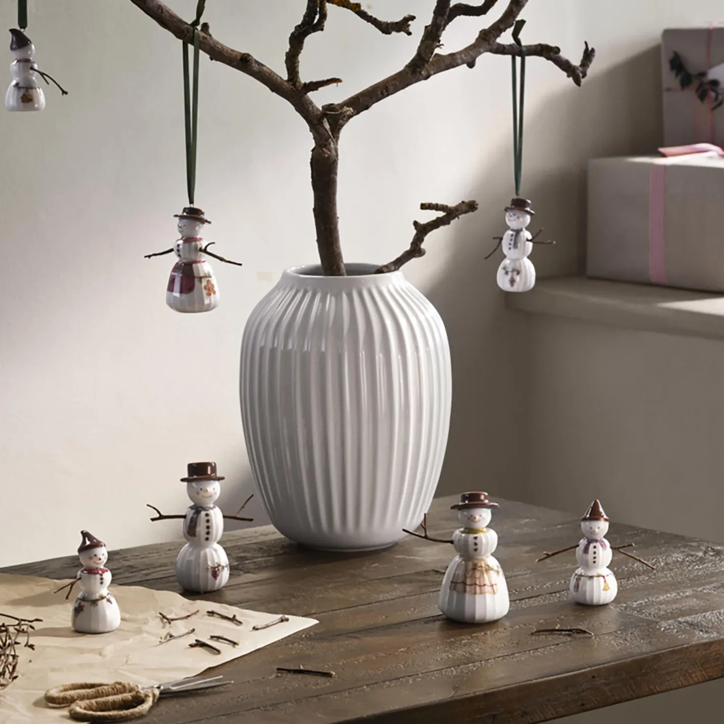 Kähler Hammershøi Christmas Snedreng hængende> Pynt