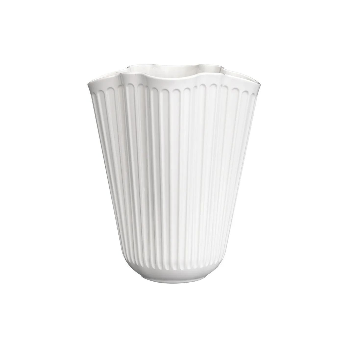 Kähler Hammershøi Unfold Vase, hvid