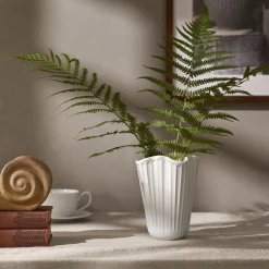 Kähler Hammershøi Unfold Vase, hvid