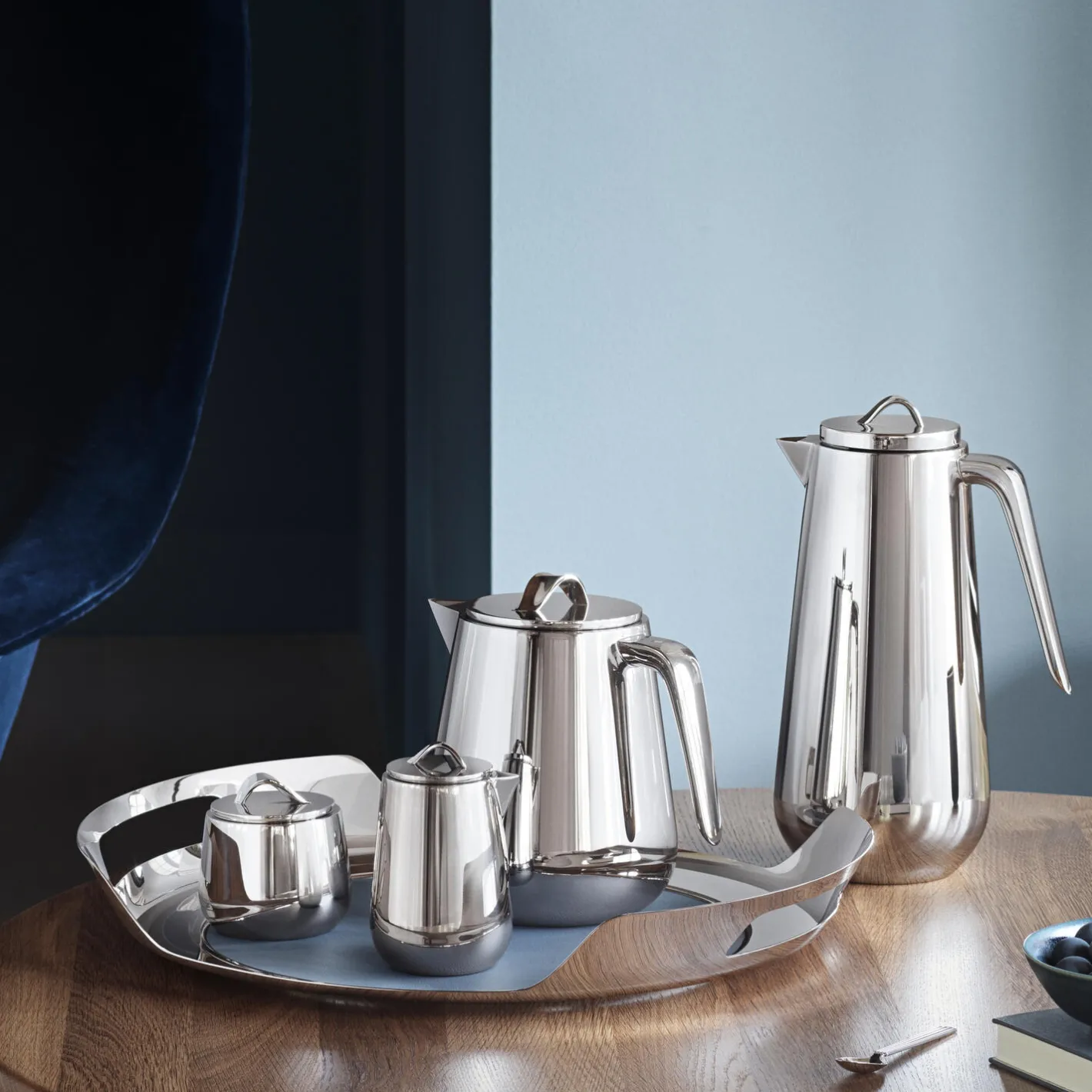 Georg Jensen Helix serveringsbakke> Skåle, Bakker & Fade