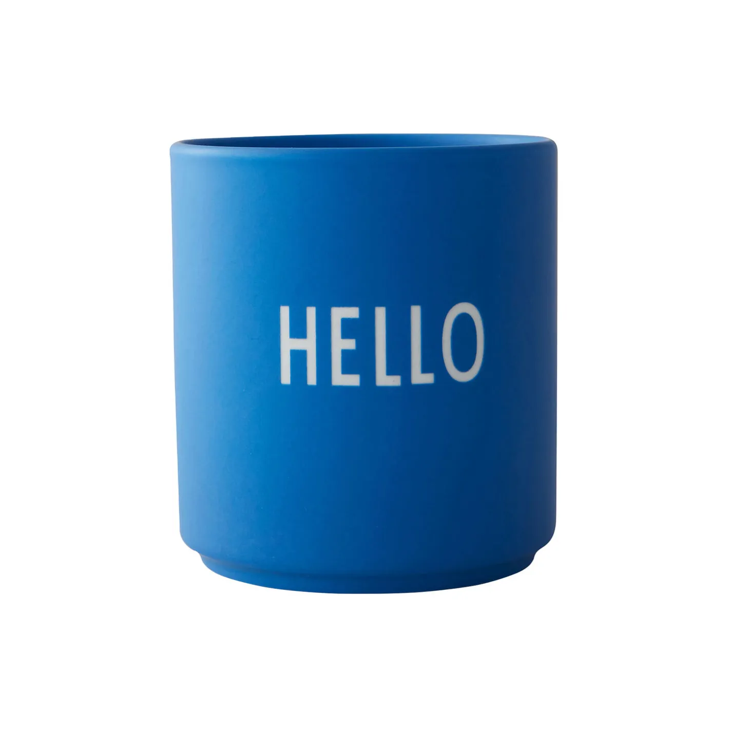 New Design Letters HELLO favoritkop cobalt blue