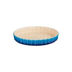 Hot Le Creuset Heritage tærtefad, azure blue