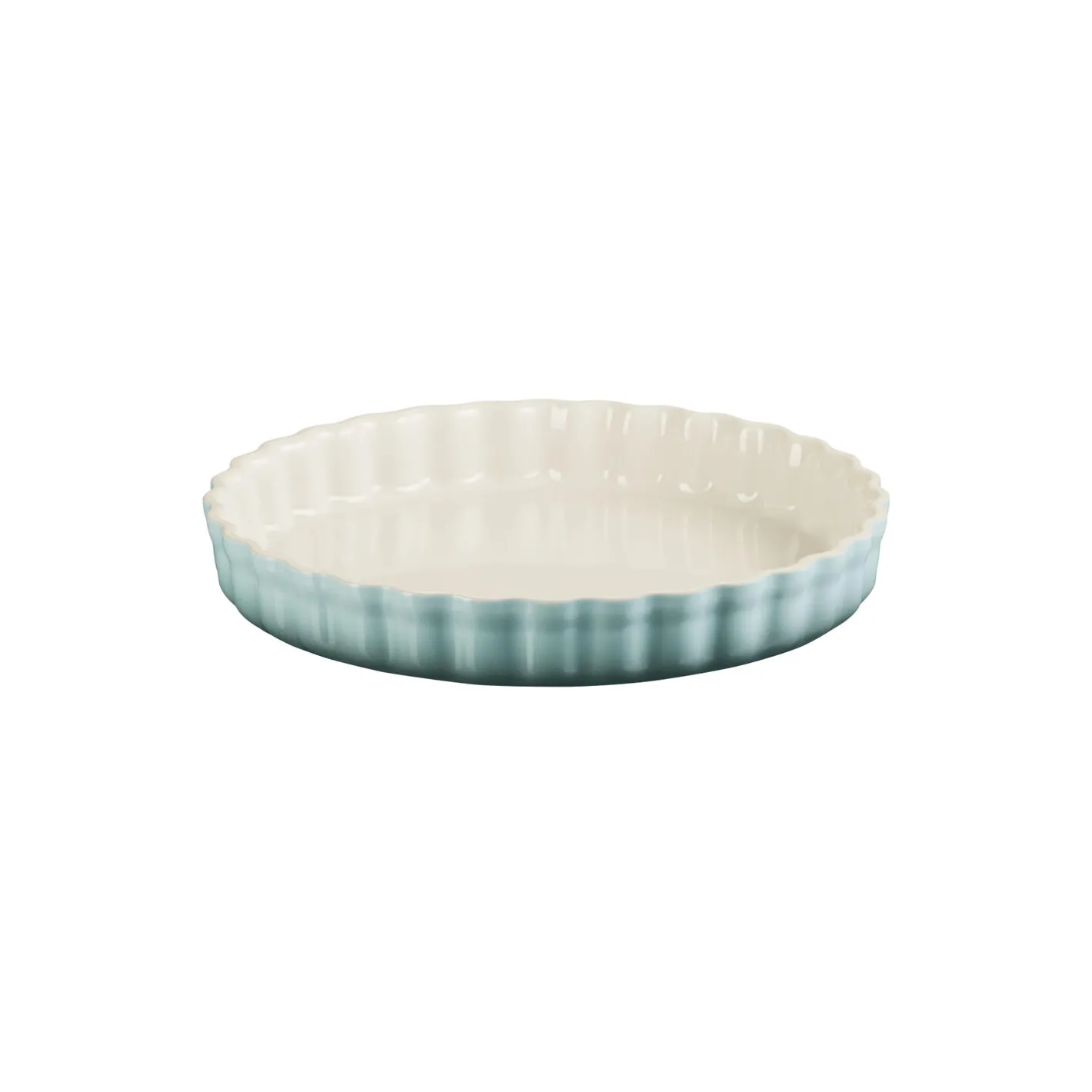 Best Le Creuset Heritage tærtefad, sea salt