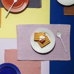 Clearance Lyngby Porcelæn Herringbone dækkeserviet, lilla