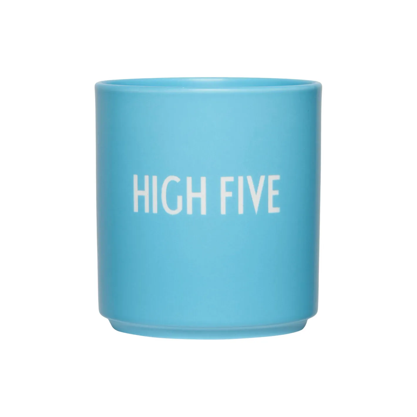 New Design Letters HIGH FIVE favoritkop swim cap blue