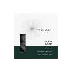 Karmameju HIMALAYA fleecetæppe, dark grey> Plaider
