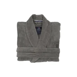 Lexington Hotel Velour badekåbe, gray>Dame Nattøj & Loungewear|Badekåber