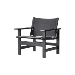 Fredericia Hynde til The Canvas Chair loungestol, sort> Pyntepuder & Hynder