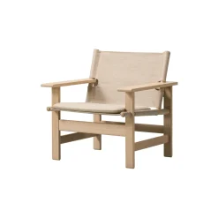 Discount Fredericia Hynde til The Canvas Chair loungestol, kanvas