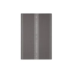 Best Lexington Icons Cotton Jacquard Star Kitchen Towel, gray/white