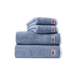 Lexington Icons Original Towel Stripe, navy/white> Håndklæder