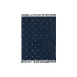 Sale Lexington Icons Signature Star Recycled Wool Throw, navy/white