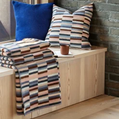 New Røros Tweed IDA Throw, rosa blue