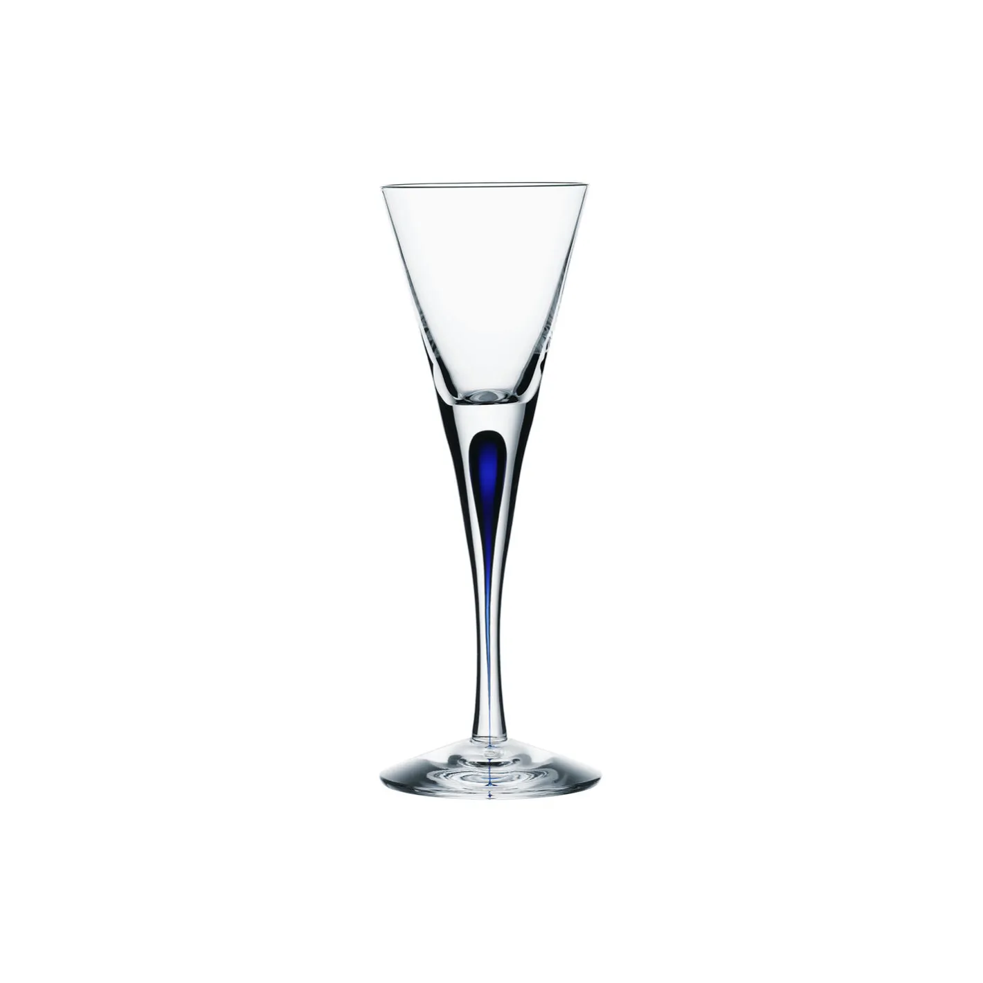 Best Orrefors Intermezzo Blue snapseglas