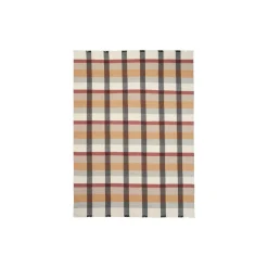 Hot ELVANG Intersection plaid, rusty red/white/grey