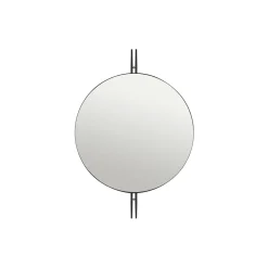 Sale GUBI IOI Wall Mirror, black semi matt/brass sphere