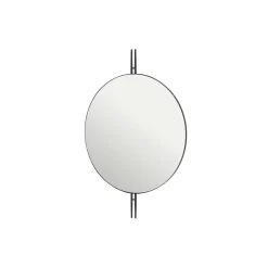 Sale GUBI IOI Wall Mirror, black semi matt/brass sphere