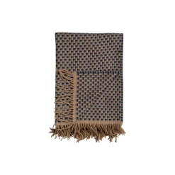 Røros Tweed ISAK Throw, far away blue