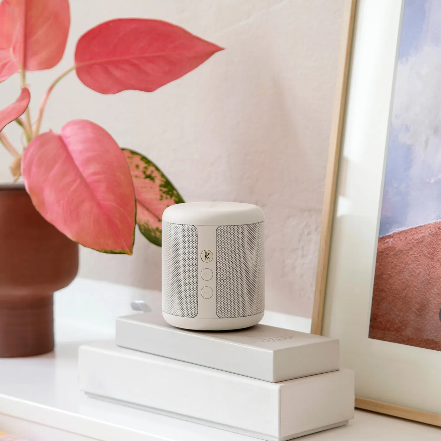 Discount Kreafunk Karl Bluetooth Højttaler, soft white