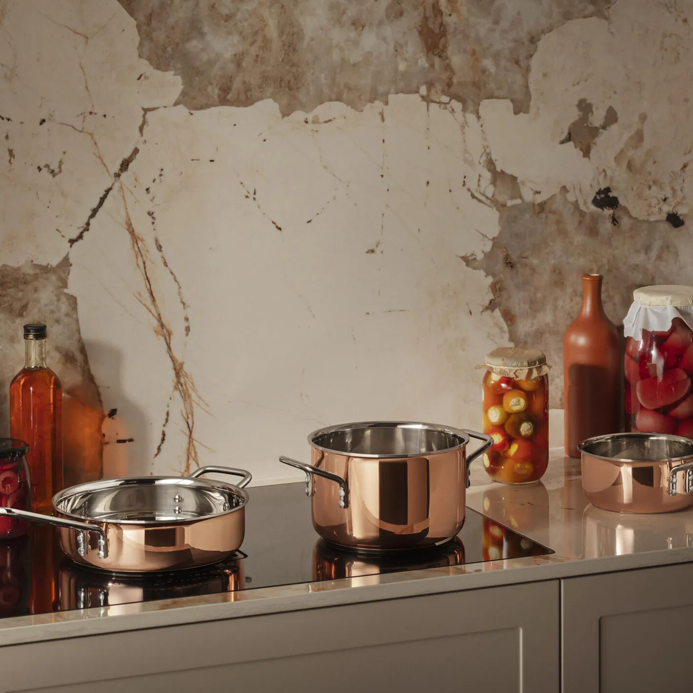 Best Eva Trio Kasserolle 1 L, copper