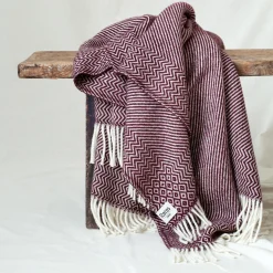 Røros Tweed KATTEFOT Throw,> Plaider