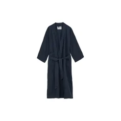 Aiayu Kimono Linen, navy>Dame Nattøj & Loungewear|Badekåber