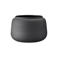 Hot Ditte Fischer Copenhagen Klassisk vase bred stor, sort