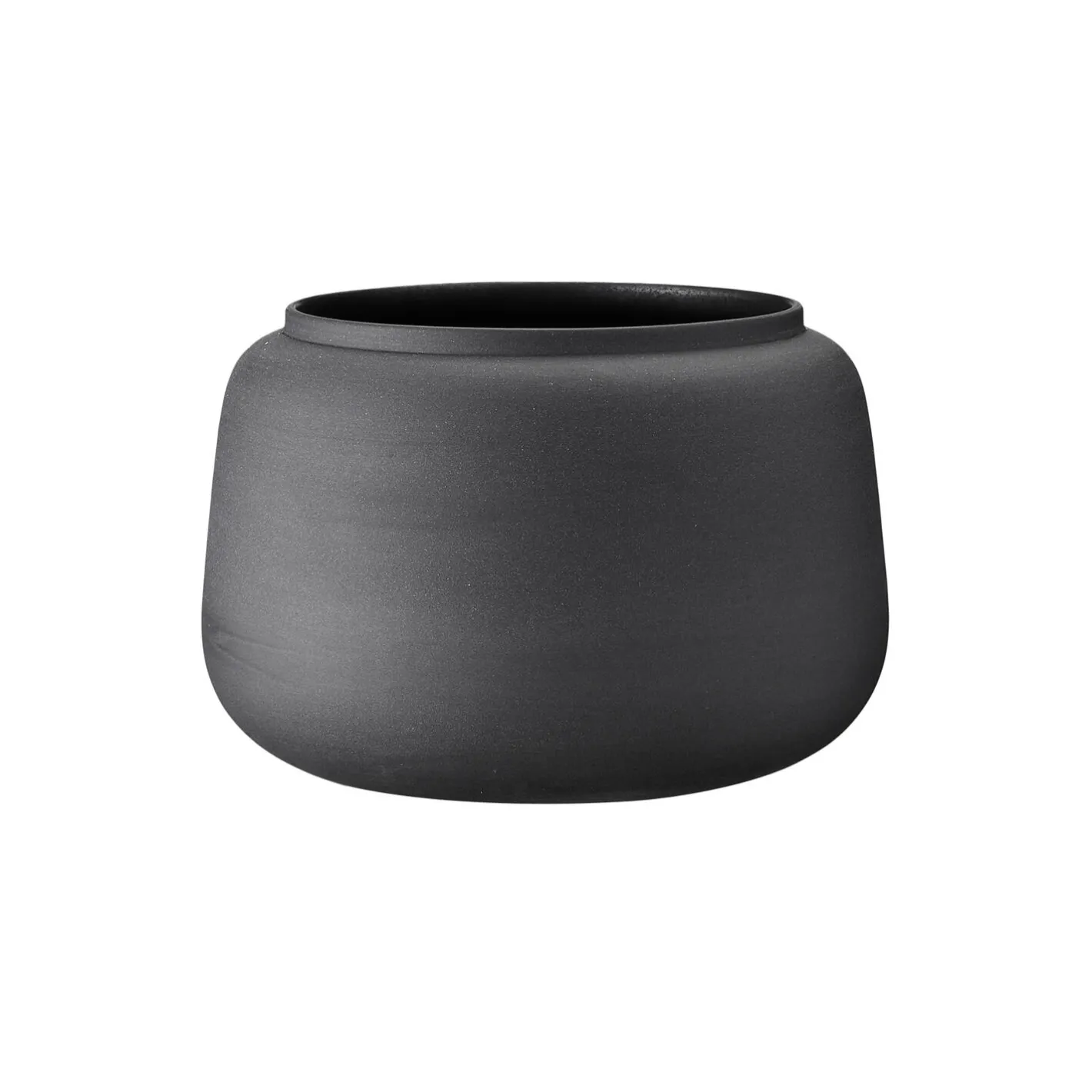 Hot Ditte Fischer Copenhagen Klassisk vase bred stor, sort