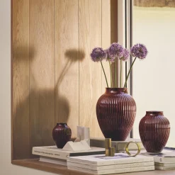 Sale Knabstrup Keramik Knabstrup vase ripple, berry ripple berry