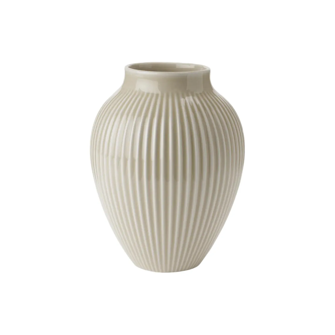 Knabstrup Keramik Knabstrup vase ripple,> Vaser