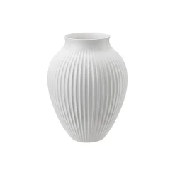 Knabstrup Keramik Knabstrup vase ripple, white