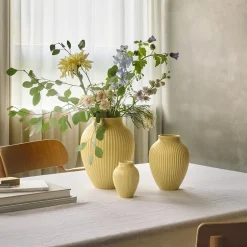 Knabstrup Keramik Knabstrup vase ripple,> Vaser