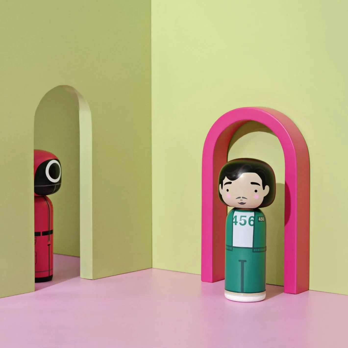 Lucie Kaas Kokeshi Spiller 456> Figurer & Glaskunst