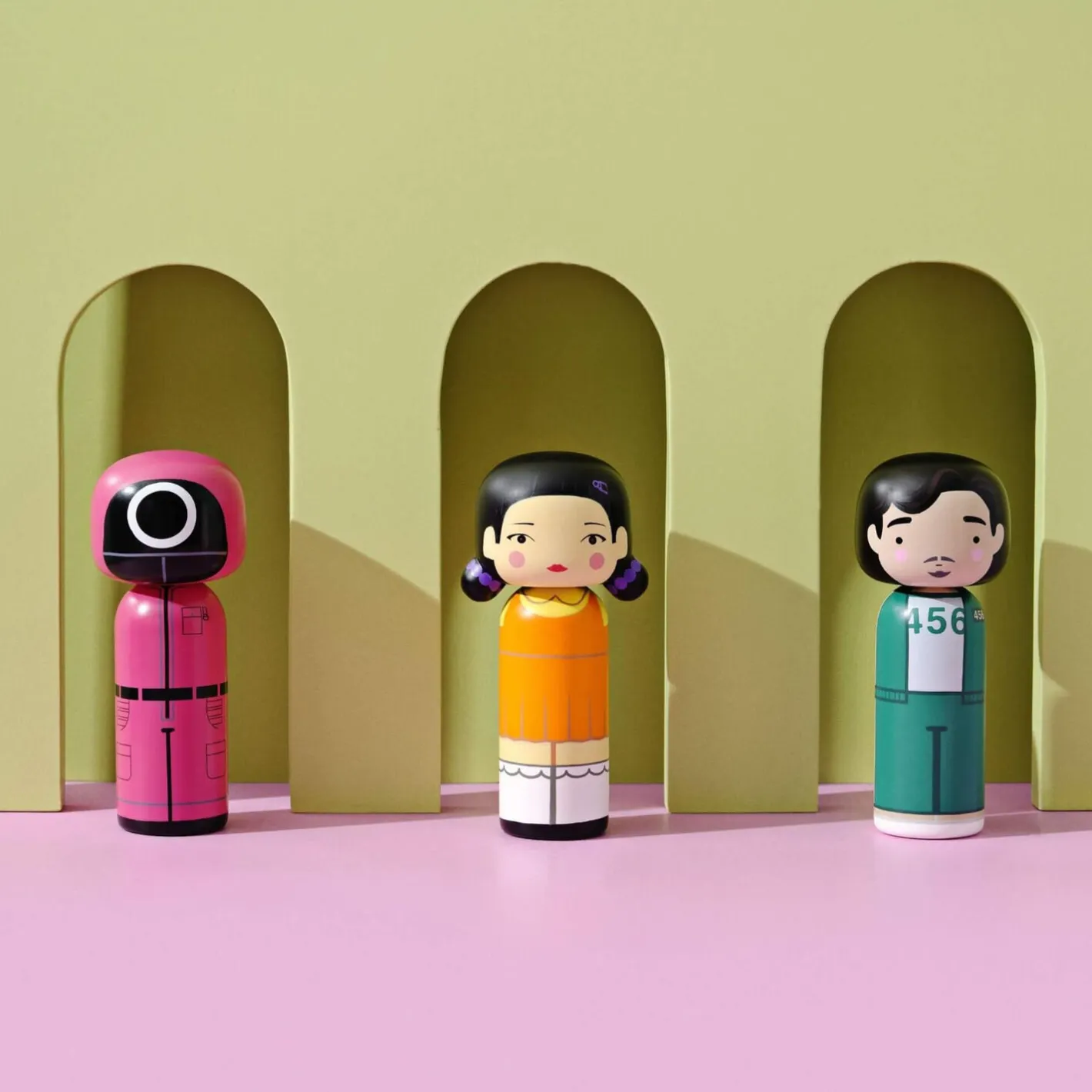 Lucie Kaas Kokeshi Spiller 456> Figurer & Glaskunst