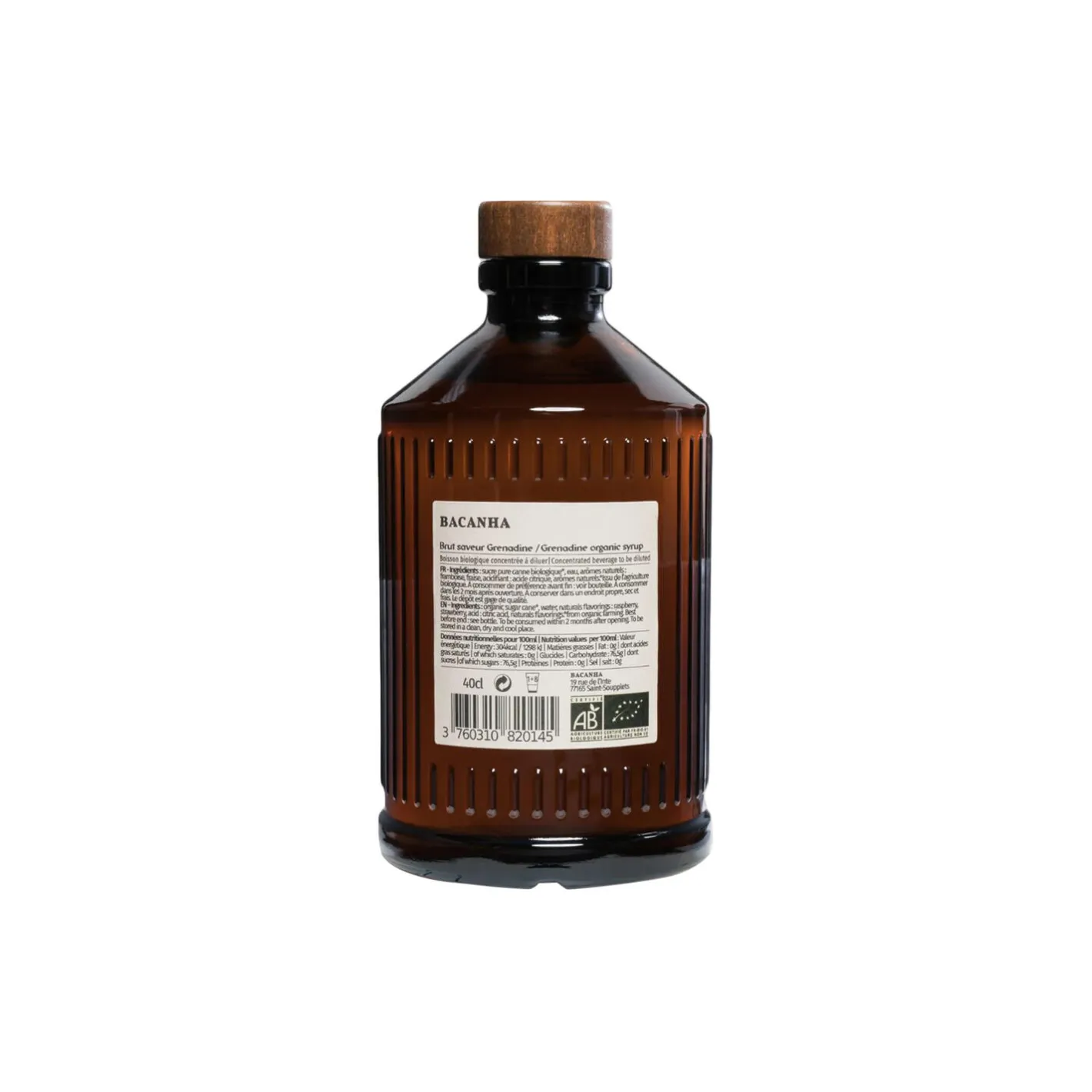 Hot Bacanha Økologisk sirup - Grenadine