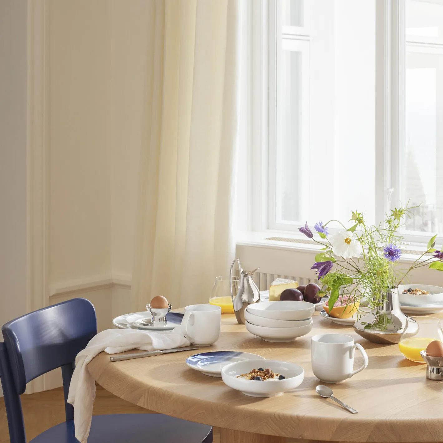 Georg Jensen KOPPEL morgenmadsskål 15 cm, hvid