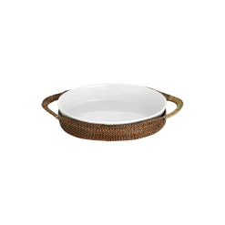 Sale Pillivuyt Kurv oval, lys/mørk brun