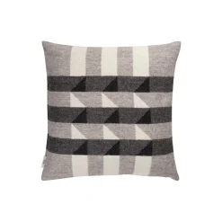 Hot Røros Tweed KVAM Cushion, greyscale