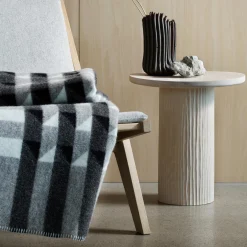 Hot Røros Tweed KVAM Throw, greyscale