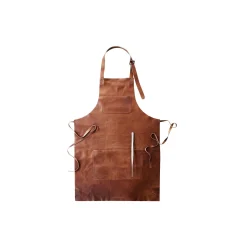 Clearance Gastrotools Læderforklæde, brun