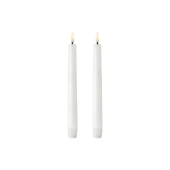 Discount Uyuni Lighting LED Classic Taper Candle 20 cm 2 pcs, nordic white