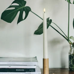 Discount Uyuni Lighting LED Classic Taper Candle 20 cm 2 pcs, nordic white