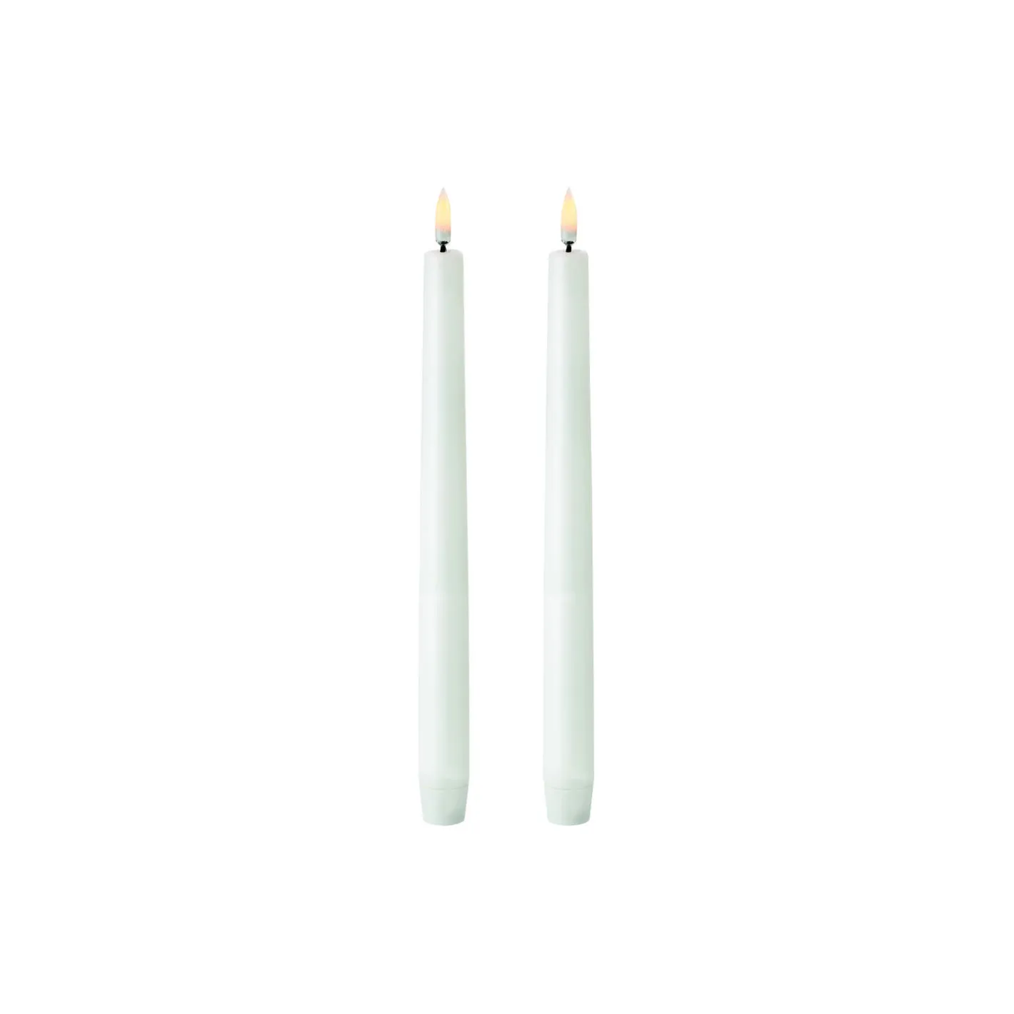 New Uyuni Lighting LED Classic Taper Candle 25 cm 2 pcs, nordic white
