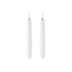 Uyuni Lighting LED Classic Taper Candle 15 cm 2 pcs,> Lys & Duftlys
