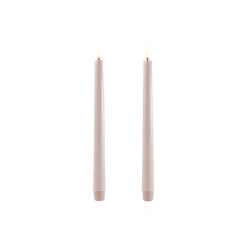 Uyuni Lighting LED Classic Taper Candle 25 cm 2 pcs, beige