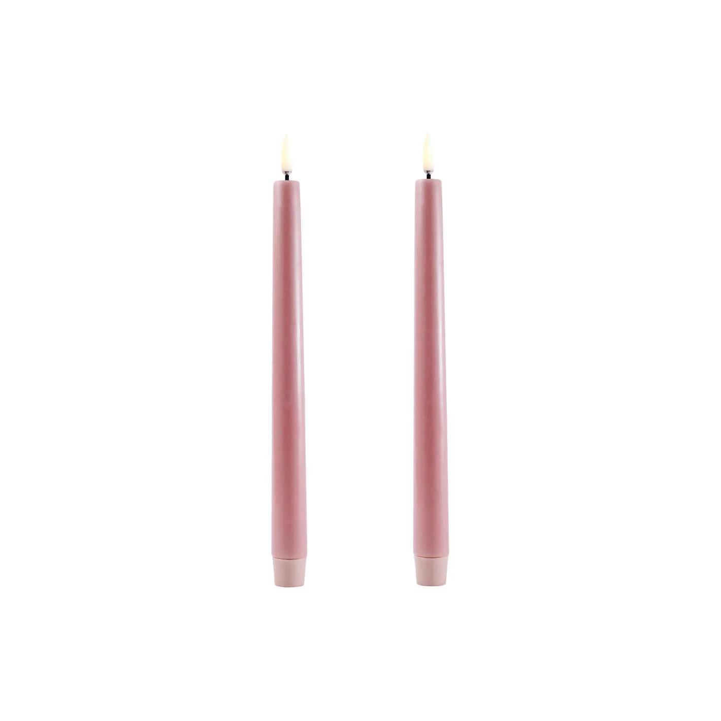 Uyuni Lighting LED Classic Taper Candle 25 cm 2 pcs,> Lys & Duftlys