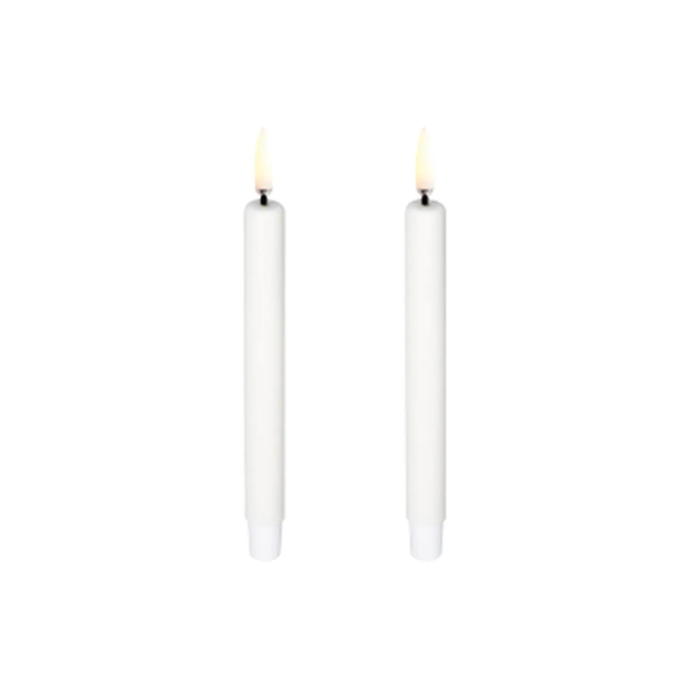 Uyuni Lighting LED Mini Taper Candle 14 cm 2 pcs, nordic white> Lys & Duftlys